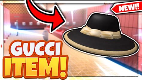 how to get gucci wide brim felt hat roblox